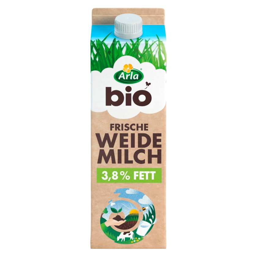 Arla Frische Bio Weidemilch 3,8% 1l